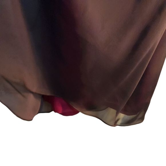 Jim Hjelm occasions Dress black  brown Burgundy Size 10 - Picture 5 of 16